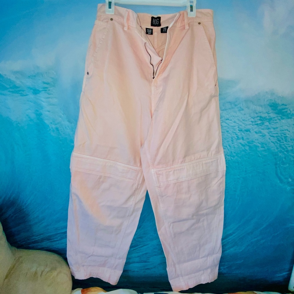 BDG Extreme Construction Baggy Jean Pink Denim